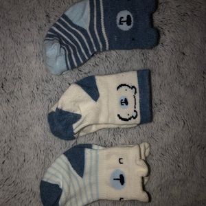 3pack newborn socks